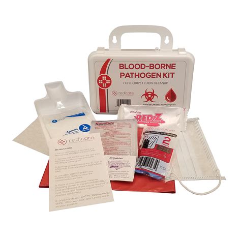 Bloodborne Pathogen Body Fluids Cleanup Kit W Fluid Solidifier