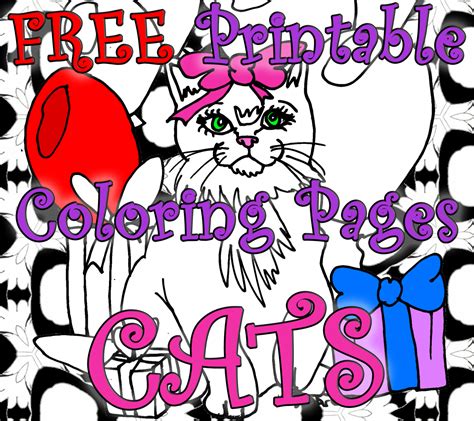 Free Coloring Pages Of Cats And Kittens