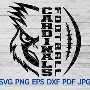 High School Cardinals Football Svg, Cardinals Svg, Cardinals Mascot Svg ...