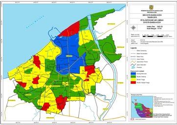 Peta Resiko Sanitasi Air Limbah Penyesuaian Katalog Peta Banda Aceh