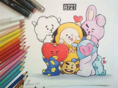 Bt21 Drawing by Reyhaneh13 on DeviantArt