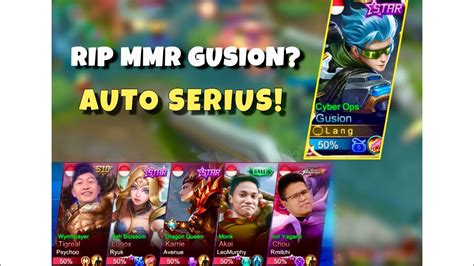 Lagi Push Mmr Gusion Malah Ketemu Top Player Langsung Auto Serius