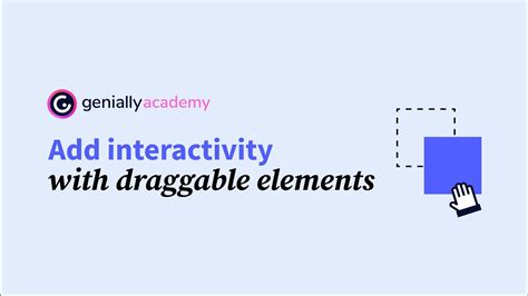 Add Interactivity With Draggable Elements Youtube