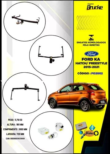 Engate Reboque Fixo Ford Ecosport A Inmetro Kg