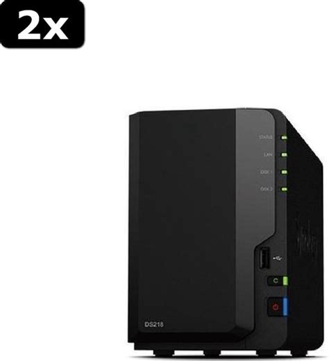 2x Synology Diskstation Ds218 Nas