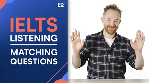 IELTS Listening How To Answer Matching Questions YouTube