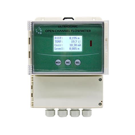 Open Channel Flow Meter PLCM Q T Instruments Ultrasonic Volume