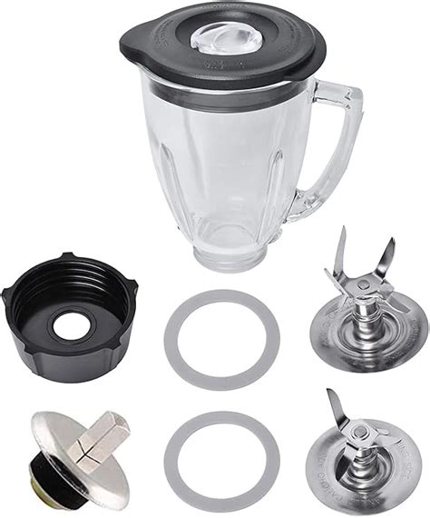 6 Cup Glass Jar Replacement For Oster And Osterizer Blender With 4961