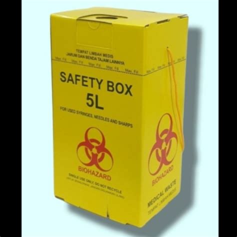 Jual Safety Box Tempat Sampah Medis 5 Liter 8 Liter Shopee Indonesia