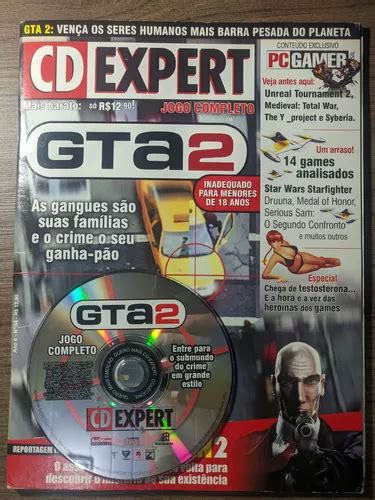 Revista Cd Expert Pc Gamer Numero 54 Gta 2 Cd Defeito Mercadolivre