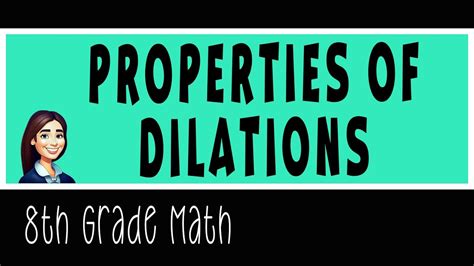 8th Grade Math Properties Of Dilations YouTube