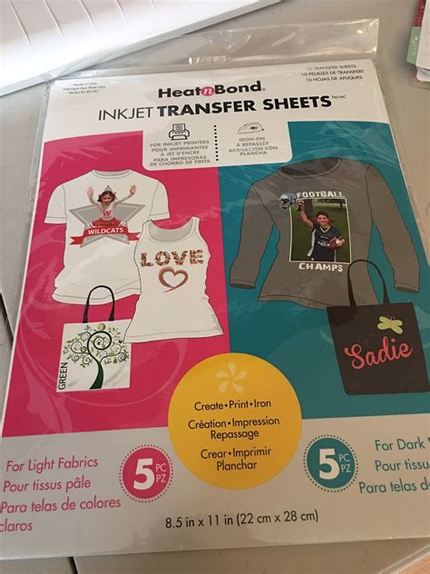 Inkjet Printable Vinyl Heat Transfer