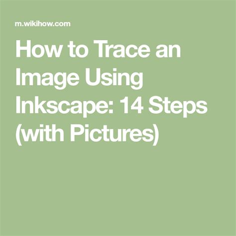 How To Trace An Image Using Inkscape 14 Steps With Pictures Artofit