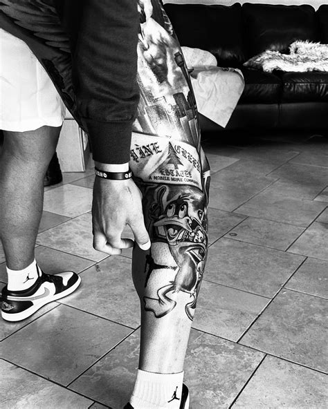 Dak Prescott Gets Sick New Leg Tattoo