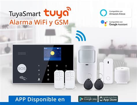 Alarma De Casa Wifi Gsm Compatible Con App Tuya Smart