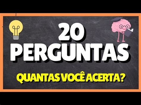 SÓ OS GÊNIOS ACERTAM 20 PERGUNTAS NÍVEL DIFÍCIL QUIZ DE CONHECIMENTOS