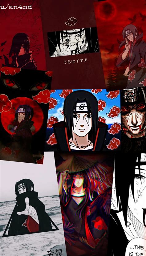 Naruto Collage Wallpaper Aesthetic