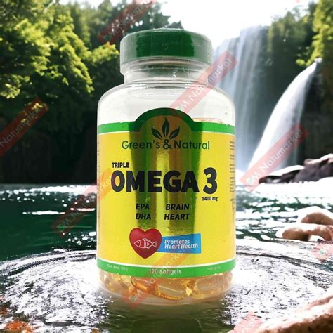 Triple Omega 3 Green S And Natural 1 400mg 120 Cápsulas Blandas Dm Natumarket