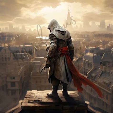 Assassin S Creed Inspired Art Collection Mesmerizing Views From The Shadows Etsy