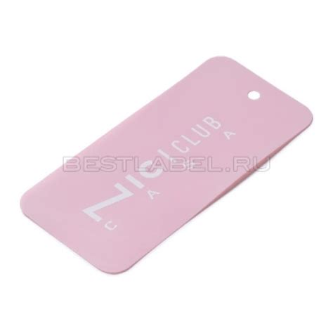 Пластиковые этикетки и косточки для одежды оптом - BestLabel