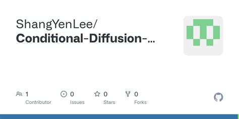 GitHub ShangYenLee Conditional Diffusion Models