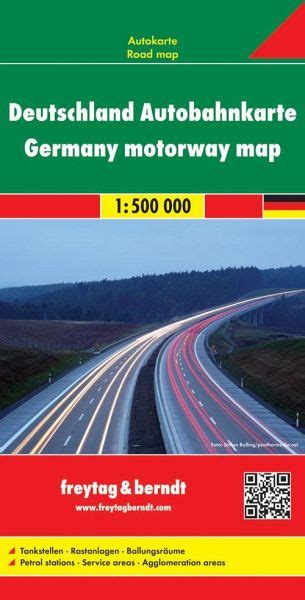 Freytag And Berndt Autokarte Deutschland Autobahnkarte Alemania Mapa