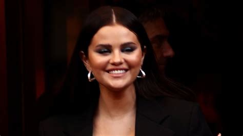 Selena Gomez Puts On A Busty Display In A Plunging Black Bodysuit As