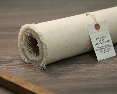 Toile Au Mètre Coton Unie Fabriqué En France 100 Naturel