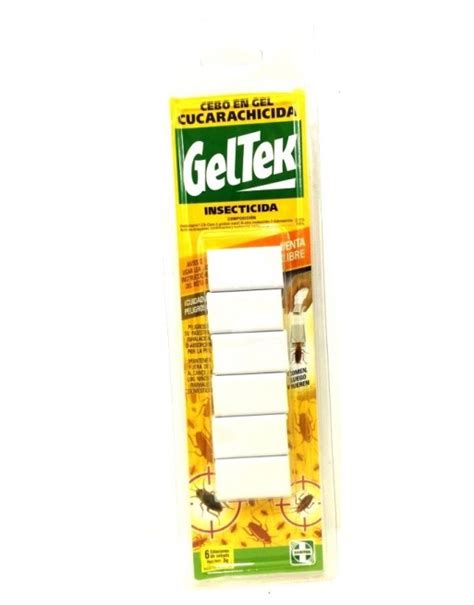 Insecticida Cucarachicida Geltek Cebo En Gel Est De Cebado