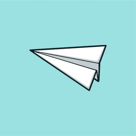 Premium Vector | Paper plane cartoon vector illustration