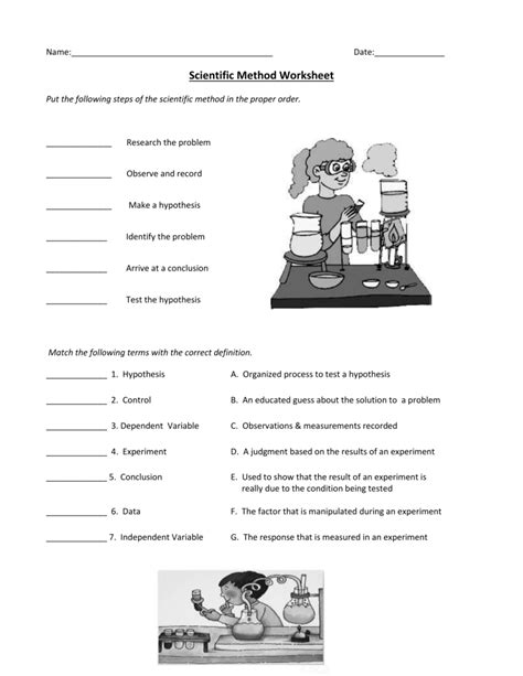 Scientific Method Worksheet