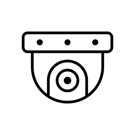 Security Camera Icon Vector Design Template In White Background