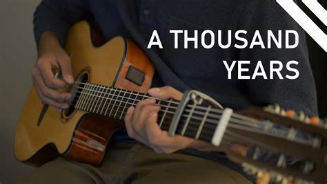 A Thousand Years Christina Perri Guitar Fingerstyle Cover Free Tabs Youtube