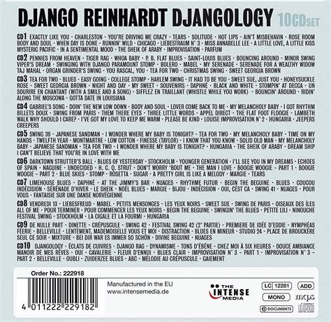 Django Reinhardt Djangology Cd Us Import Ebay