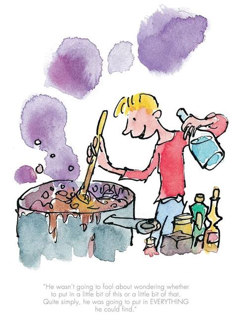 George Put Everything In Art Print By Quentin Blake Quentin Blake Illustrations Quentin Blake