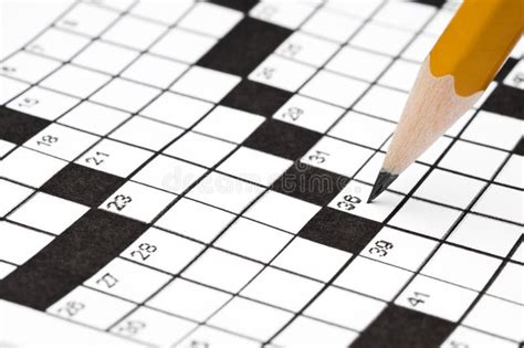 Crossword Puzzle Stock Image Image Of Numbers White Leisure 320531