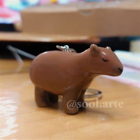 Chaveiro Capivara Loja Solart Elo Produtos Especiais