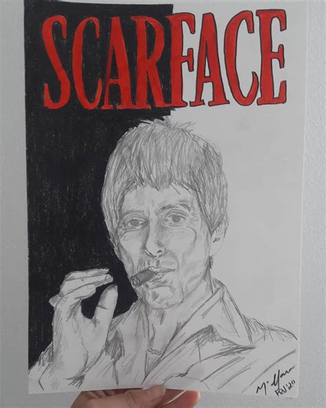 Tony Montana Scarface Tonymontana Alpacino Movie Canson