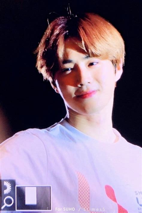 Exo Suho In Smtown Santiago My Baby Looks Soft As Usual♥️suho Exo