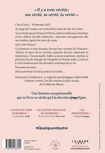 Quelqu Un D Autre De Guillaume Musso Grand Format Livre Decitre