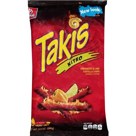 Takis Nitro 99oz 280g Hot Tortilla Chips Amazonde Lebensmittel