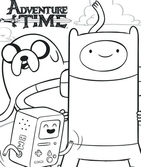 Finn And Jake Coloring Pages at GetColorings.com | Free printable colorings pages to print and color