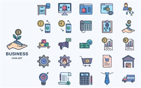 Business and finance vector icon set 10398026 Vector Art at Vecteezy