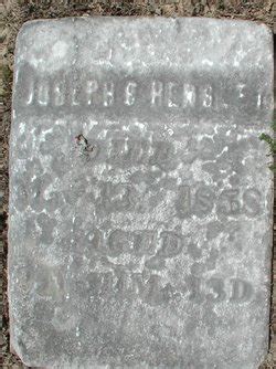 Joseph Samuel Hensley M Morial Find A Grave