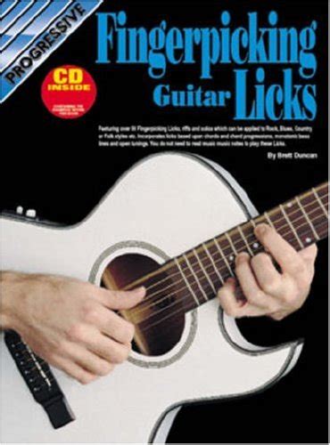 Fingerpicking Guitar Licks Progressive Brett Duncan 9780947183707 Books