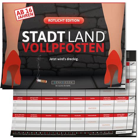 Denkriesen Stadt Land Vollpfosten Rotlicht Edition Jetzt Wird