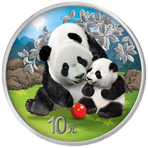 Silbermünzen Panda Night Day Satz 2024 China 2 x 30 gr ST in