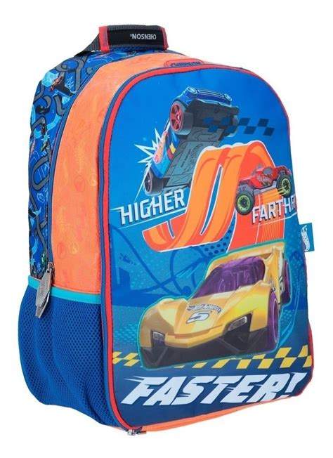 Mochila Escolar Chenson Hot Wheels Primaria Ni O Full Mercado Libre