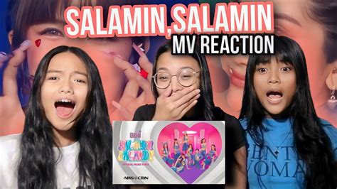 Bini Salamin Salamin Official Music Video Reaction Youtube