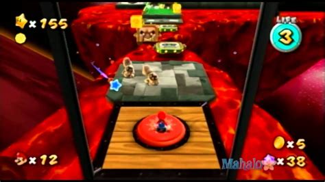 Super Mario Galaxy 2 Walkthrough Bowsers Lava Lair Green Star 2